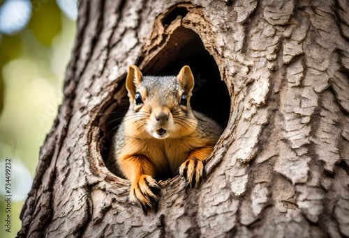 squirrel on a tree © Aqsa