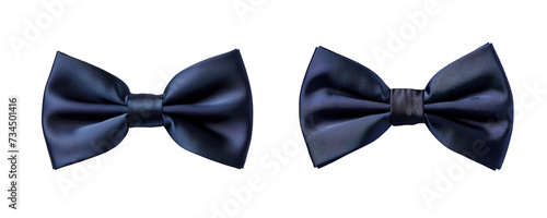 Bow tie accessory isolated on transparent background
