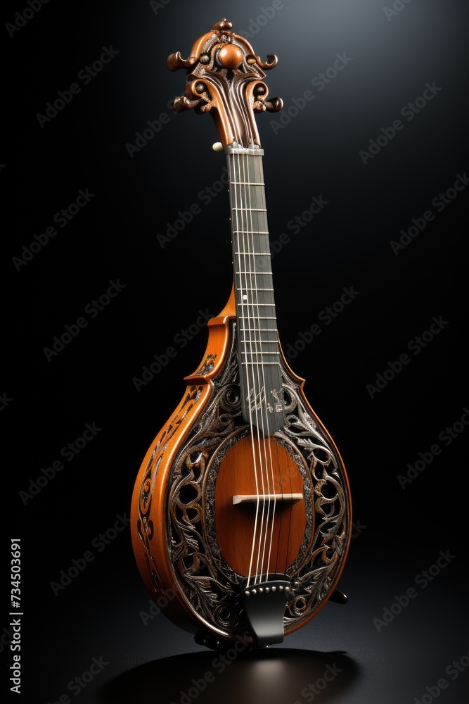 Obraz premium Mandolin: A small string instrument