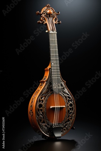 Mandolin: A small string instrument