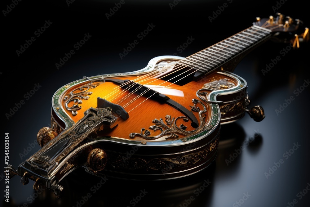 Fototapeta premium Mandolin: A small string instrument