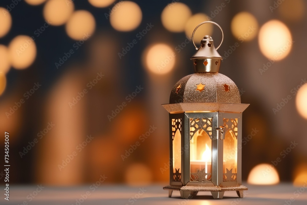 Eid mubarak and ramadan kareem greetings with islamic lantern and mosque. Eid al fitr background Eid mubarak and ramadan kareem greetings with islamic lantern and mosque. Eid al fitr background