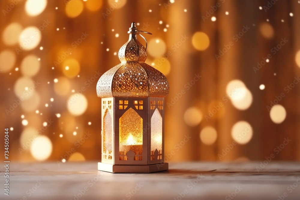 Eid mubarak and ramadan kareem greetings with islamic lantern and mosque. Eid al fitr background Eid mubarak and ramadan kareem greetings with islamic lantern and mosque. Eid al fitr background