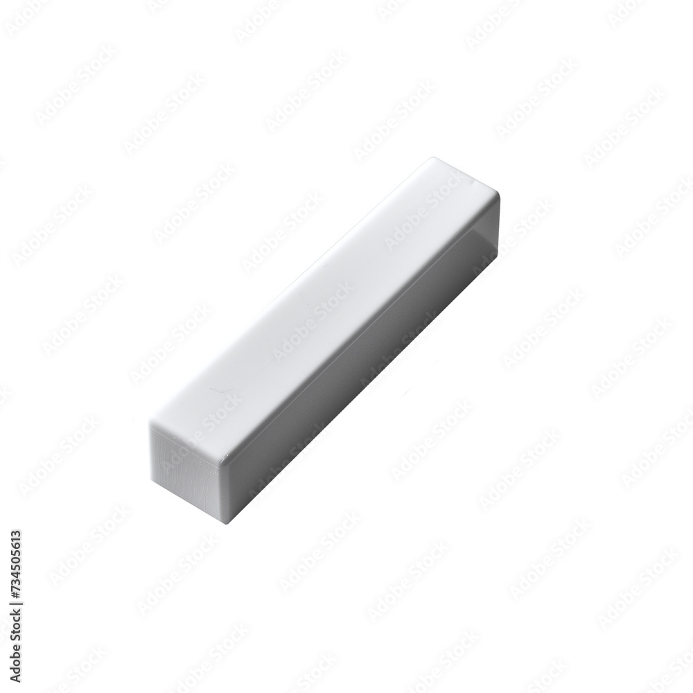 white pencil eraser on a transparent background white pencil eraser on a transparent background
