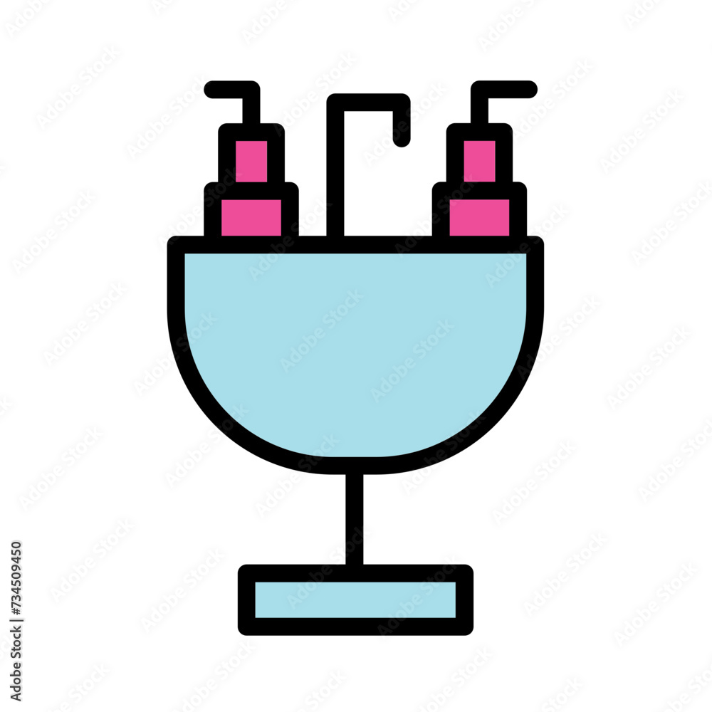 Faucet Sink Sinks Filled Outline Icon Faucet Sink Sinks Filled Outline Icon