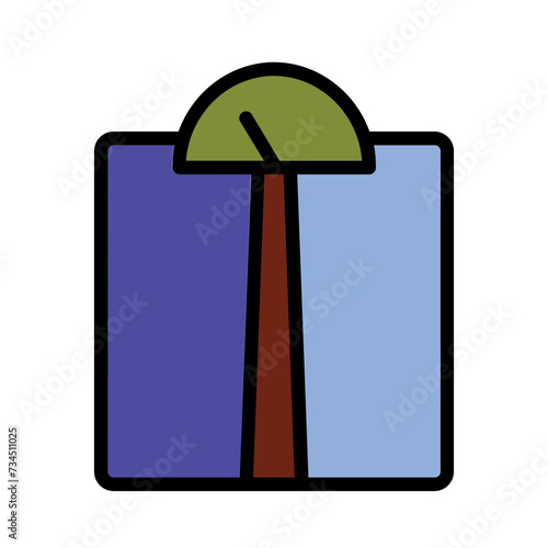 Floor Scales Weigher Filled Outline Icon