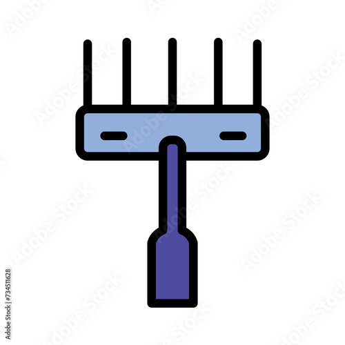 Labor Scratchers Tool Filled Outline Icon