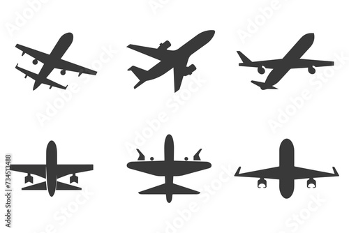 Plane logo vector illustration
