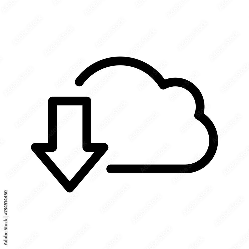Cloud Icon Vector Symbol Design Illustration Cloud Icon Vector Symbol Design Illustration