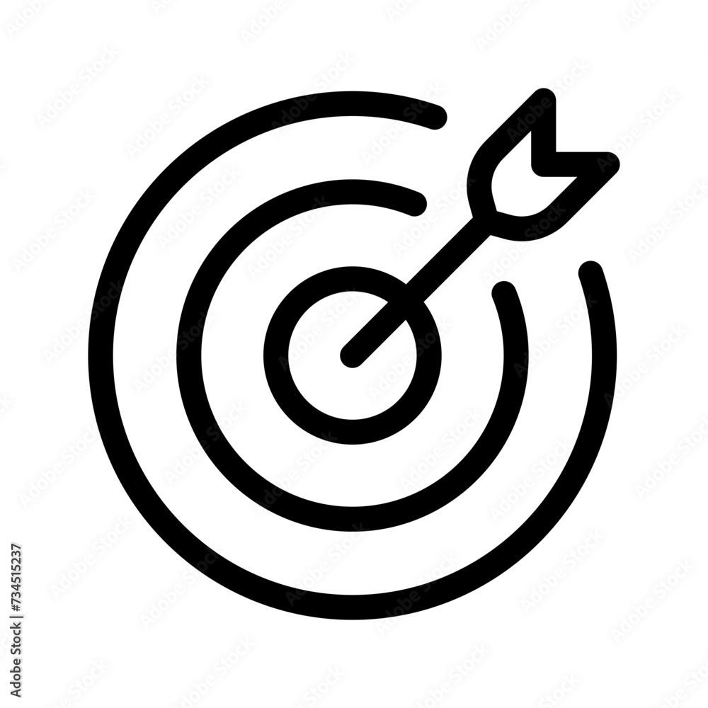 Goal Icon Vector Symbol Design Illustration Goal Icon Vector Symbol Design Illustration