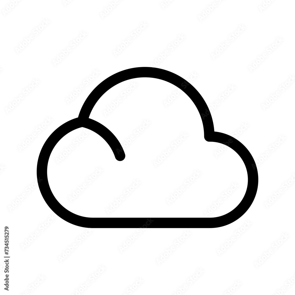 Cloud Icon Vector Symbol Design Illustration Cloud Icon Vector Symbol Design Illustration