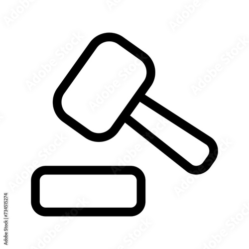 Auction Icon Vector Symbol Design Illustration