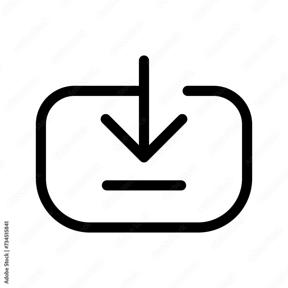 Download File Icon Vector Symbol Design Illustration Download File Icon Vector Symbol Design Illustration