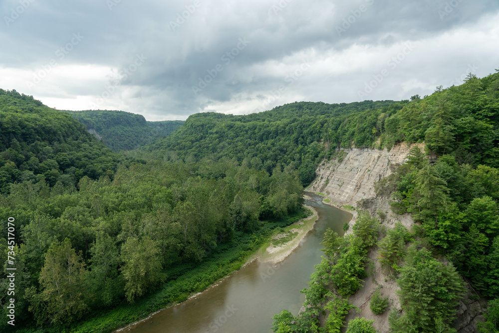 Obraz premium Letchworth State Park Gorge