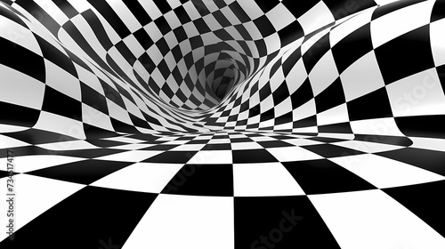 Abstract optical illusion background