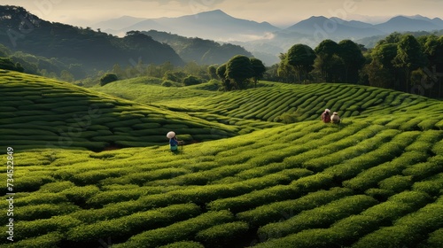 plantation tea farm depic