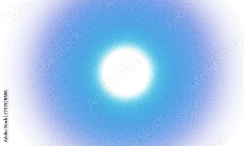 Fototapeta Naklejka Na Ścianę i Meble -  blue grainy noise effect texture circle frame