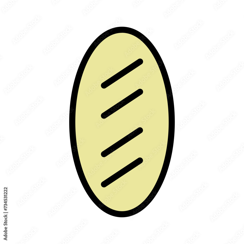 Bake Bakery Bread Filled Outline Icon Bake Bakery Bread Filled Outline Icon