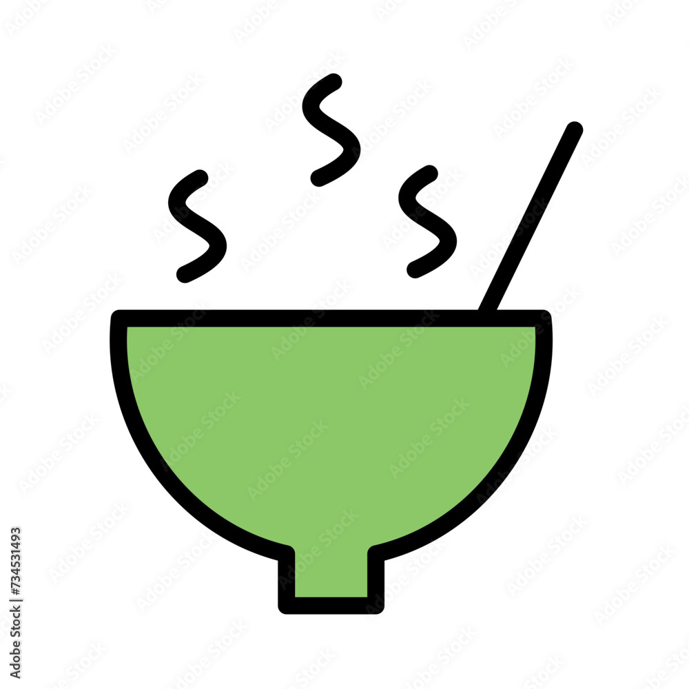 Bowl Cook Food Filled Outline Icon Bowl Cook Food Filled Outline Icon