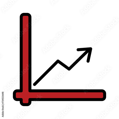 Analytics Design Graphic Filled Outline Icon