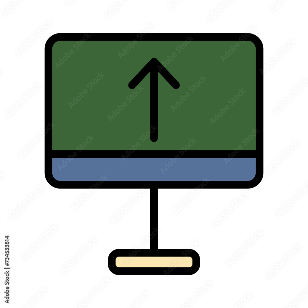 Click Computer Digital Filled Outline Icon Click Computer Digital Filled Outline Icon