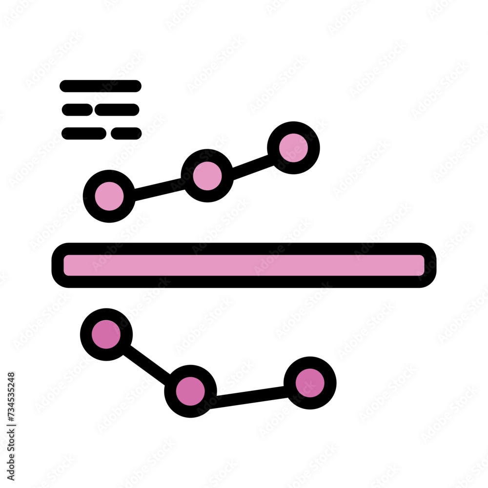 Graph Point Strategy Filled Outline Icon Graph Point Strategy Filled Outline Icon