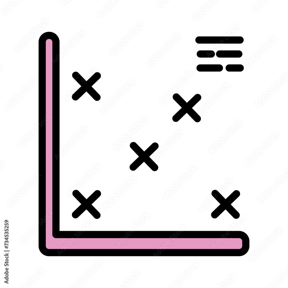Graph Point Strategy Filled Outline Icon Graph Point Strategy Filled Outline Icon