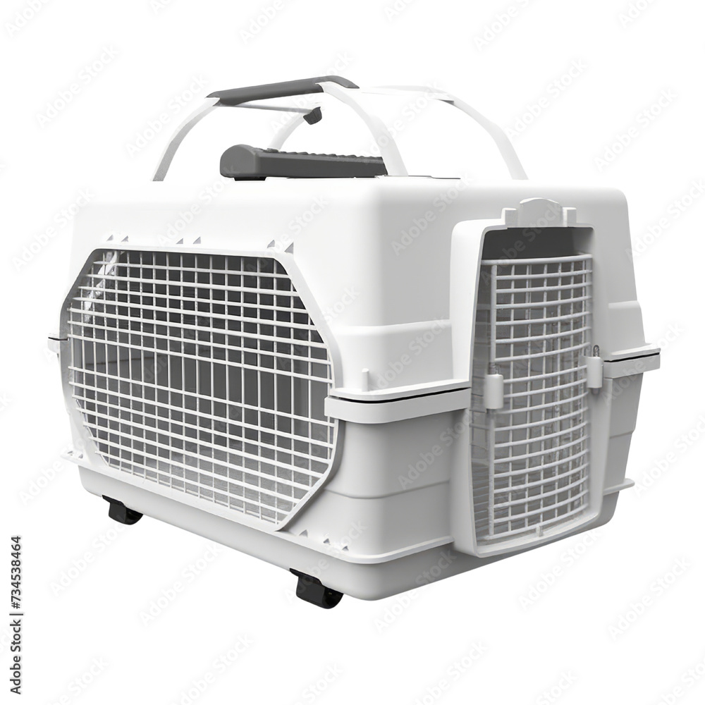 Fototapeta premium Cat carrier PNG Cutout, Generative AI