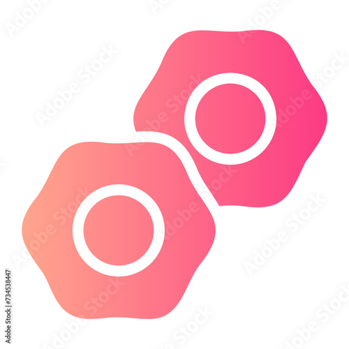 nipple protection gradient icon