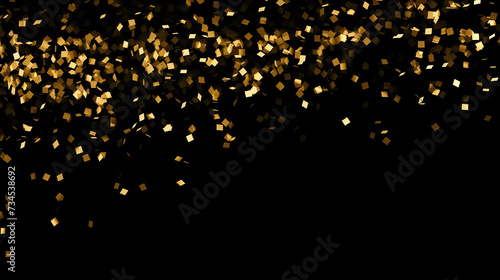 Confetti sparkles on background  holiday and birthday theme
