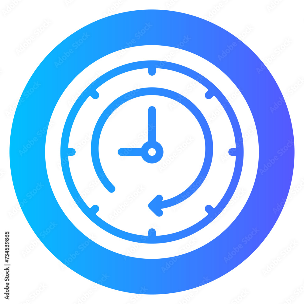 time gradient icon time gradient icon