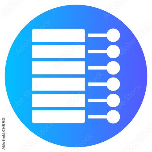 skin palette gradient icon