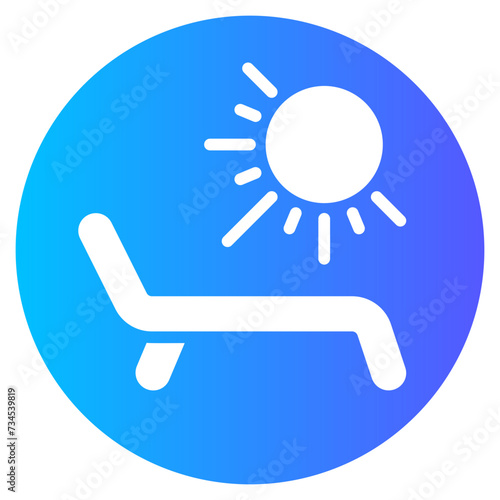solarium gradient icon
