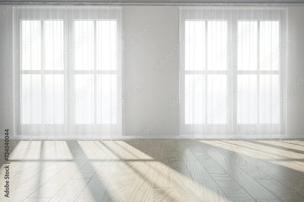 Fototapeta premium Modern interior design. 3D illustration