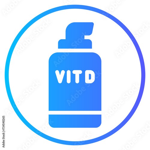 vitamin d gradient icon