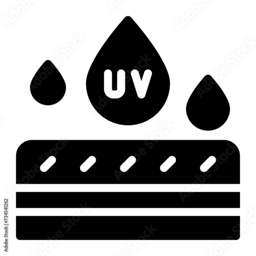 uv glyph icon