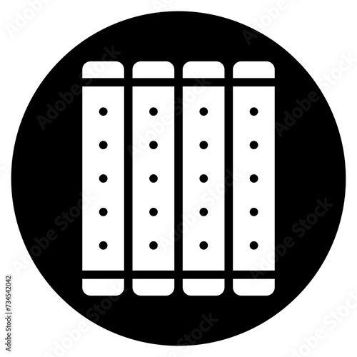 tanning lamp glyph icon