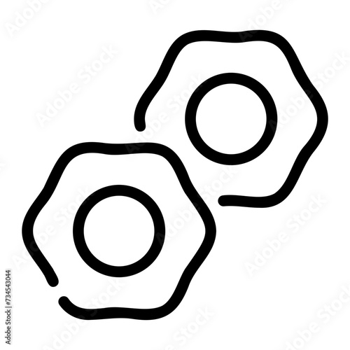 nipple protection line icon