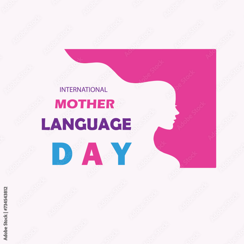 International Mother Language Day With Green Color