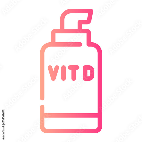 vitamin d gradient icon
