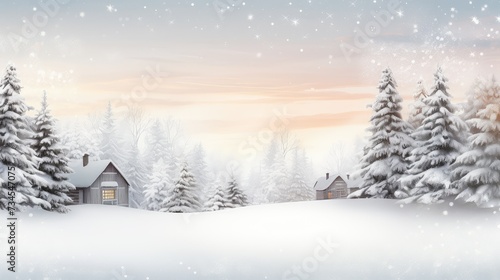 festive white holiday background © PikePicture