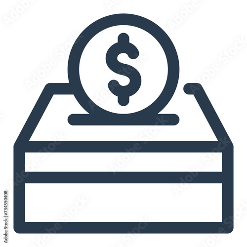 Vector Illustration of Generous Charity Giving
