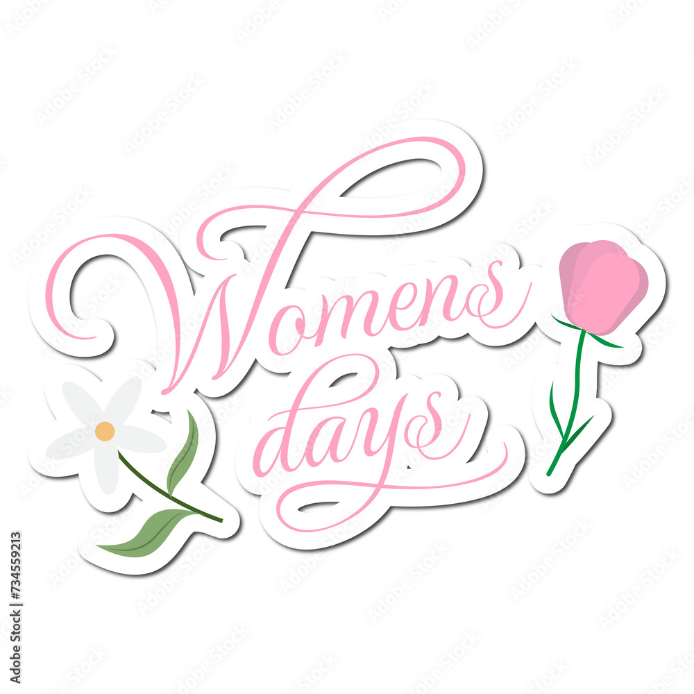 Womens Days Sticker Womens Days Sticker