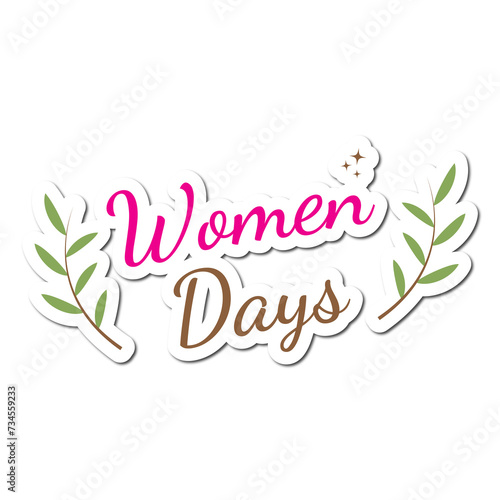 Womens Days Sticker