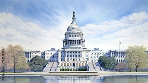 politics congress capitol building photo