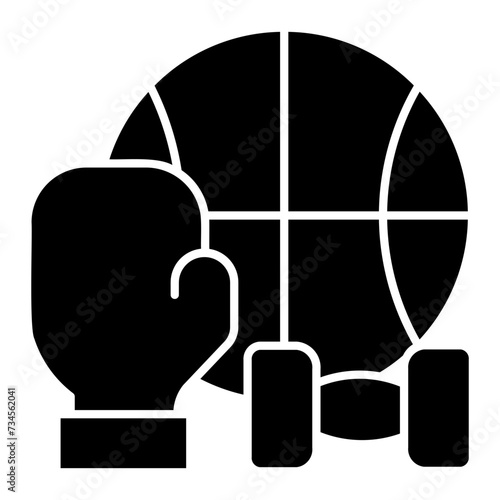 Wallpaper Mural boxing gloves icon Torontodigital.ca