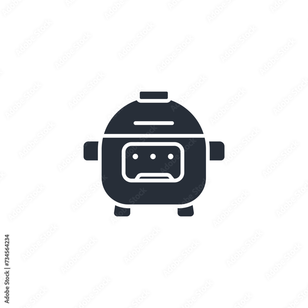 Rice cooker icon. vector.Editable stroke.linear style sign for use web design,logo.Symbol illustration. Rice cooker icon. vector.Editable stroke.linear style sign for use web design,logo.Symbol illustration.