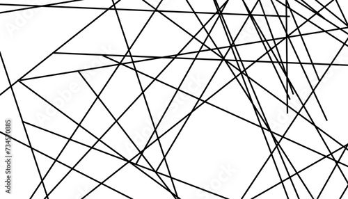 Asymmetrical texture with random chaotic diagonal lines. Abstract geometric pattern. Overlay texture for your amazing design. Grain Urban Dust Distress. Black and white. Vector illustration