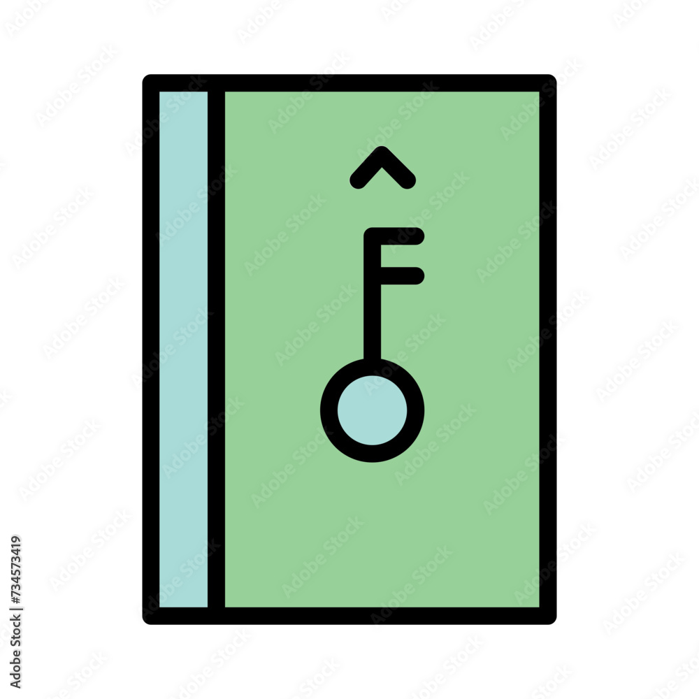Key Network Smart Filled Outline Icon Key Network Smart Filled Outline Icon