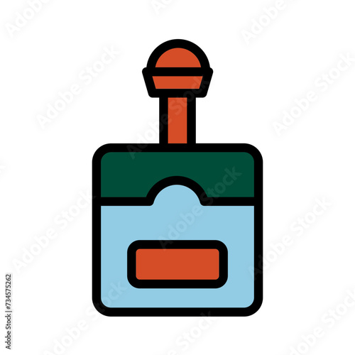 Alcohol Drinks Liquor Filled Outline Icon